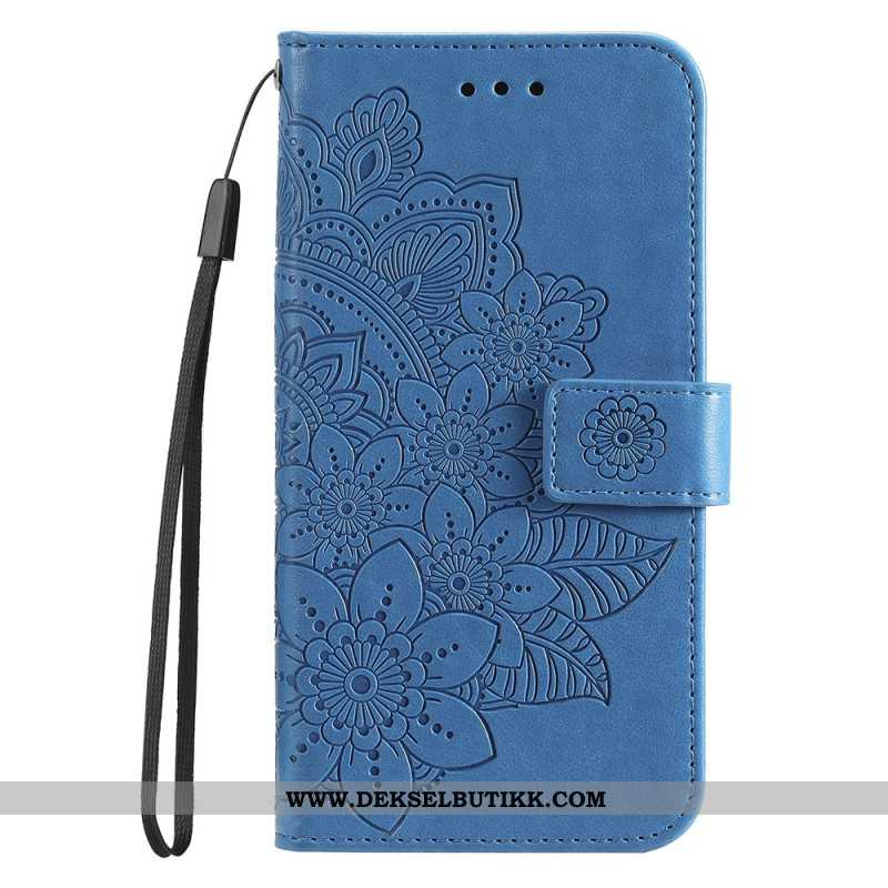 Lærdeksel Folio Deksel Xiaomi 14t Mobildeksel Mandala-avtrykk