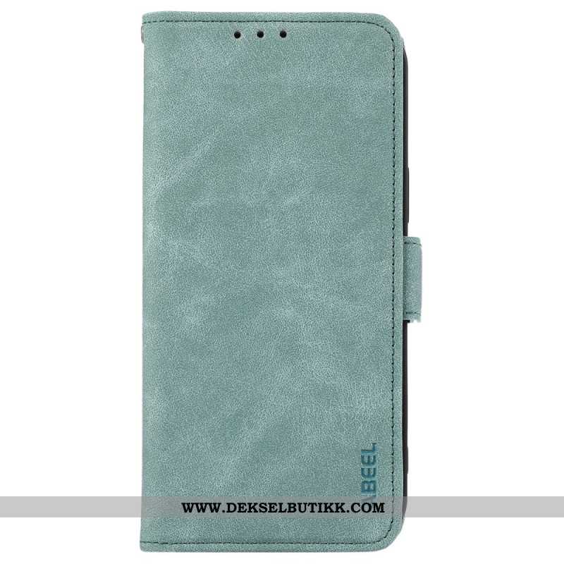 Lærdeksel Folio Deksel Xiaomi 14t Pro Mobildeksel Vintage Abeel